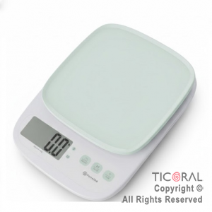 BALANZA COCINA DIGITAL USB 10 KG VERDE PASTEL X 1